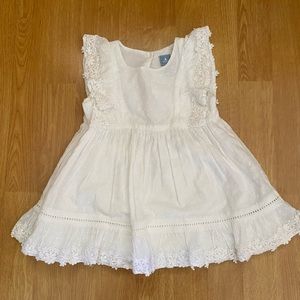 Gap white lace dress